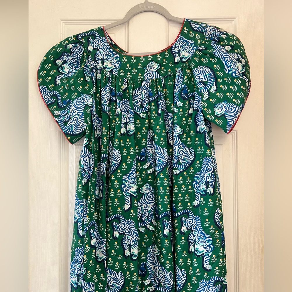 RARE Printfresh Retro Dreams Nightgown in Tiger Queen Jade